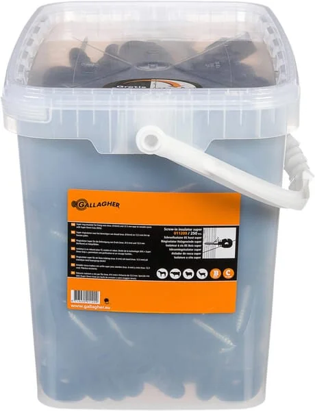 Gallagher - 011209GAL - Isolator Schwarz 250 Stück