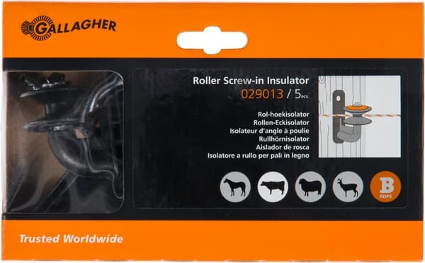 Gallagher - 029013GAL - Isolator Schwarz 5 Stück