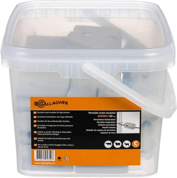 Gallagher - 053506GAL - Isolator Weiss Porzellan 60 Stück Gallagher