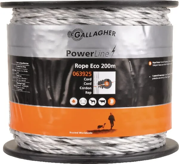 Gallagher - 063925GAL - Powerline-Kabel Eco Weiss 200 m