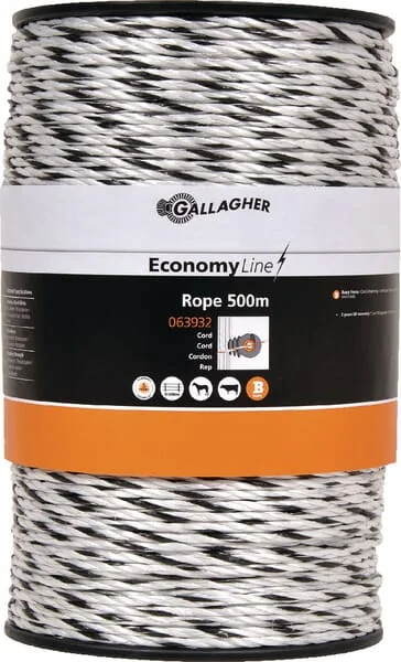 Gallagher - 063932GAL - Powerline-Kabel Eco Weiss 500 m