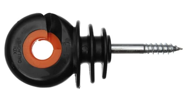 Gallagher - 065059GAL - Ringisolator Schwarz 75 Stück Gallagher