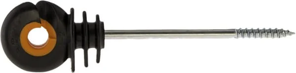 Gallagher - 075904GAL - Offset-Isolator Schwarz Schraubenlaenge 100 mm 20 Stueck