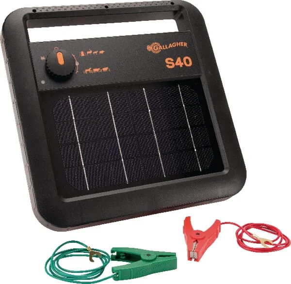 Gallagher - 345307GAL - Weidezaungeraet Solar S40 (Mit Batterie)