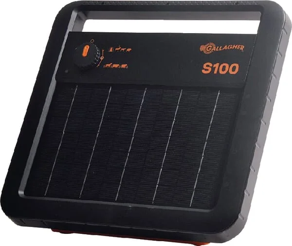 Gallagher - 346304GAL - Weidezaungeraet Solar S100 (Mit Batterie)