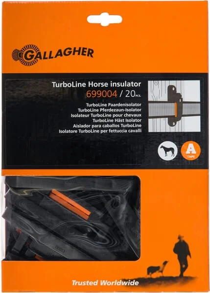 Gallagher - 699004GAL - Isolator Schwarz 20 Stück Gallagher
