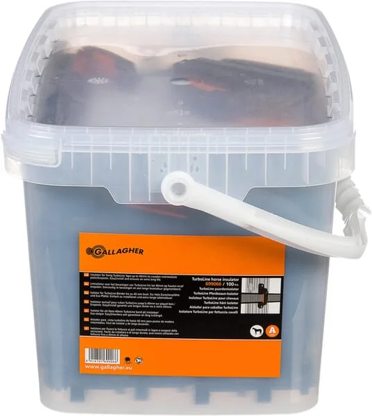 Gallagher - 699066GAL - Isolator Schwarz 100 Stück Gallagher