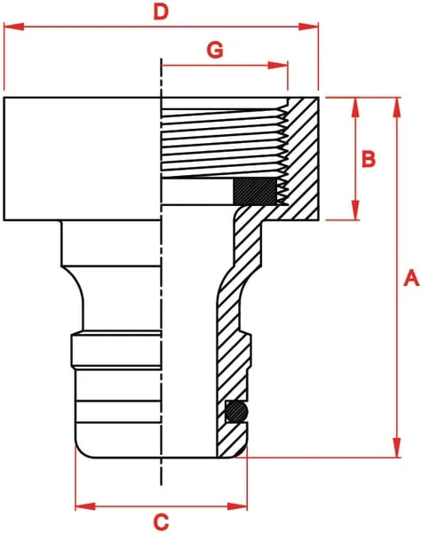 Gardena - GA2802 - Kupplung Innengewinde Profi 1"