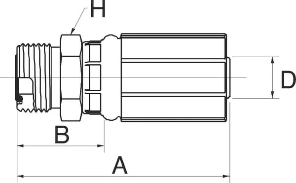 Gates - 10G12MFFOR - ORFS-Fitting 5/8sl. 1.3/16-12UNF Budr
