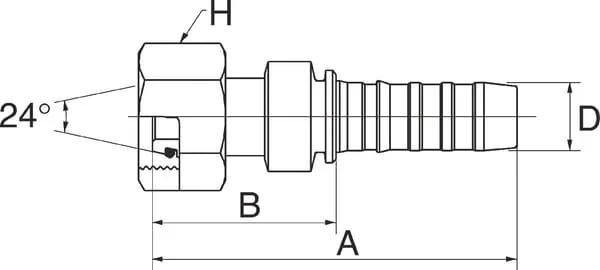 Gates - 10GS18FDLORX - Pressfitting