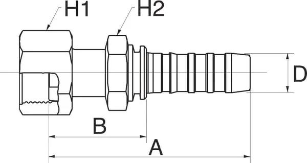 Gates - 12GS16FFORX - Pressfitting
