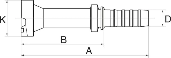 Gates - 16GS20FLC - Saeule Caterp. DN25-54
