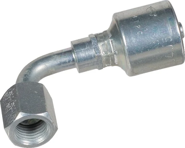 Gates - 4G5FJX90023 - Fitting 90° DN6-1/2 JIC