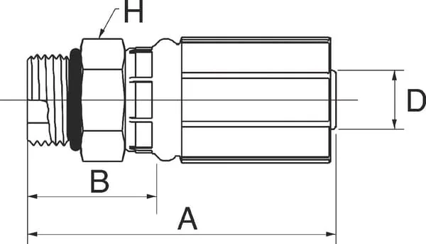 Gates - 6G8MB - Pilaar DN10-3/4 SAE