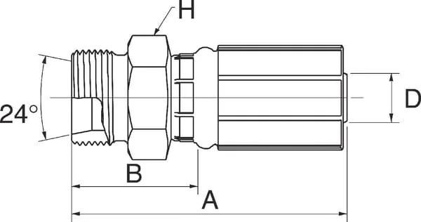 Gates - 8G12MDH - Fittings