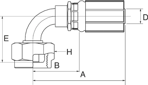 Gates - 8G17FFGX90 - Maennliches Fitting 17 N 90