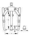 Gedore - 1152GED - Abzieher 3-Arm-Ausfuehrung 200x210 mm