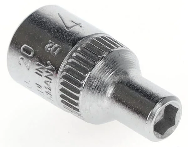 Gedore - DP204 - Steckschlüssel Sechskant 4mm, 1/4"