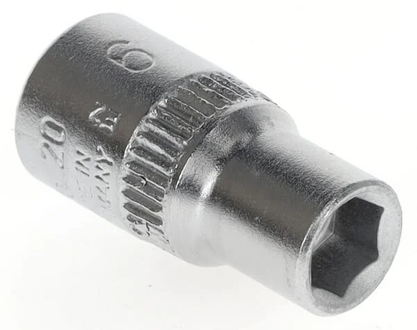 Gedore - DP206 - Steckschlüssel Sechskant 6mm, 1/4"