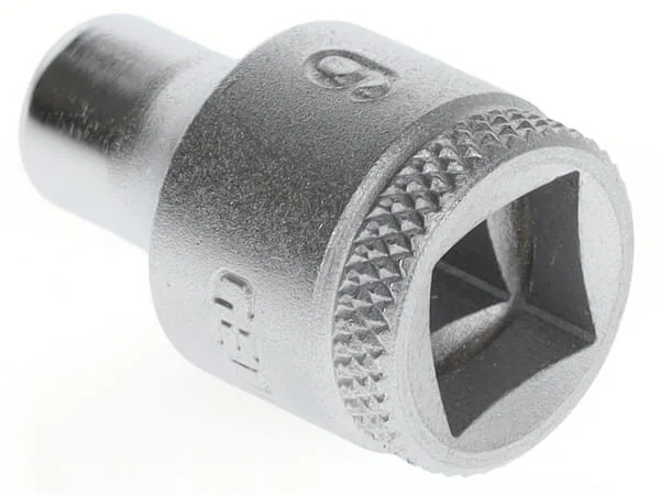 Gedore - DP306 - 6 Nuss 3/8" 6-Kant 6 mm, Nuss fuer Sechskantmuttern, 1 1/2" Antrieb