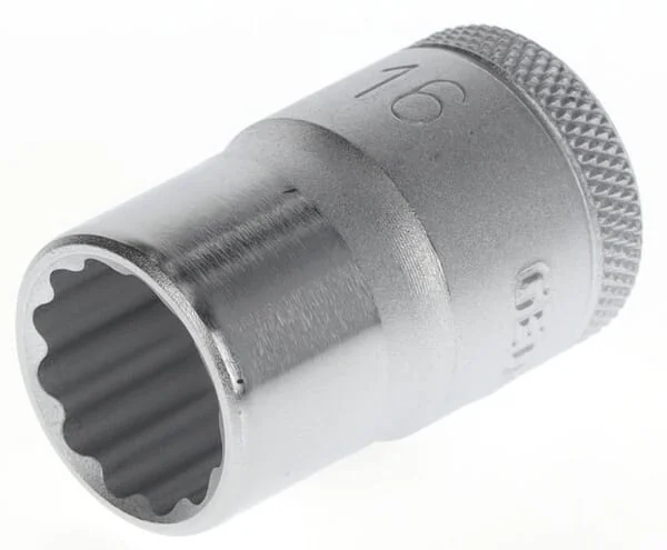 Gedore - DPD1916 - Nuss 16mm Bihex 12-Point, 1/2"