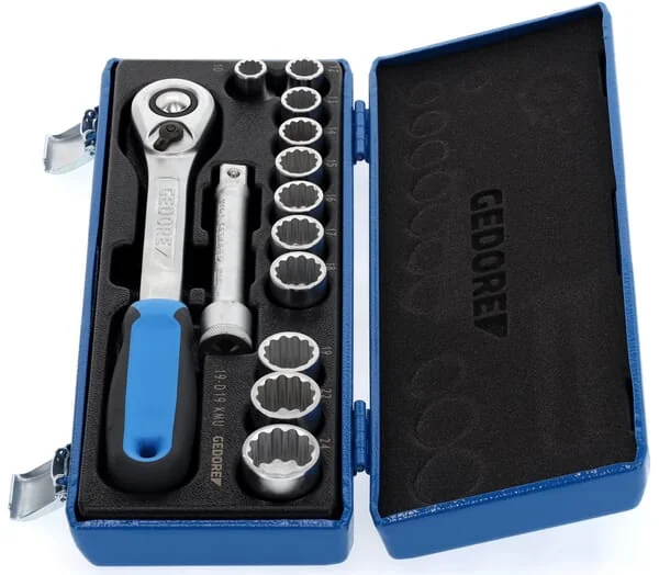 Gedore - DPD19KMU20 - Steckschluesselsatz 1/2" 13-Teilig