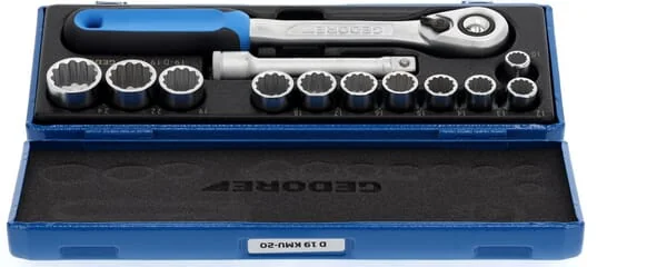 Gedore - DPD19KMU20 - Steckschluesselsatz 1/2" 13-Teilig