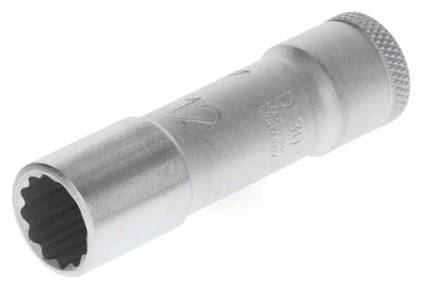 Gedore - DPD30L12 - Nuss 12-Kant Lang 3/8" 12mm, Steckschlueseelement