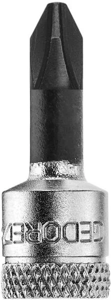 Gedore - DPIKS203 - Kreuzschlitz-Nuss 1/4" ph Nr.3, Steckschlueseelement