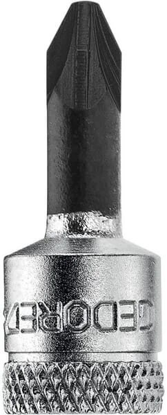 Gedore - DPIKS20PZD1 - Kreuzschlitz-Nuss 1/4" pz Nr.1, Steckschlueseelement