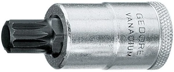 Gedore - DPINX1910 - Steckschluessel 1/2" XZN 10 MM 12-Kant, Einsatzeinsatz