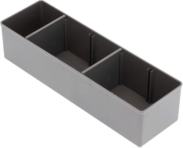 Gedore - E1101BTGED - Aufbewahrungsbox 260x78x63mm, Grauer Kunststoff, 2 Faecher, i3 von Gedore