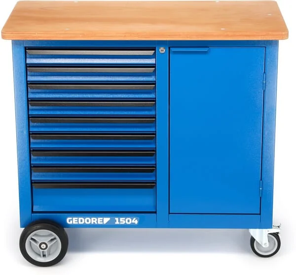 Gedore - GW15040810 - Rollender Werkstattwagen mit 9 Schubladen