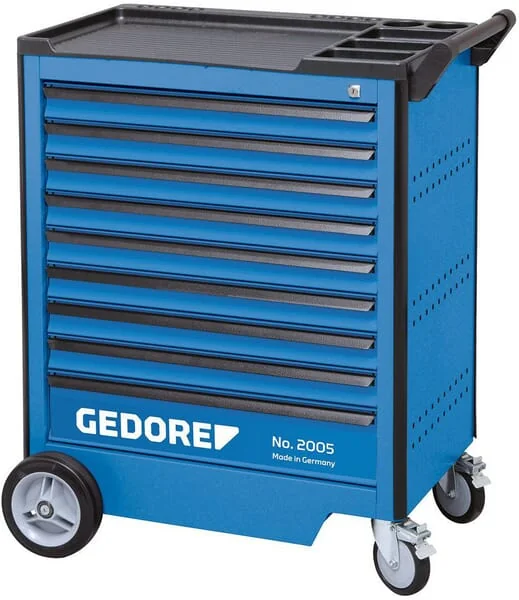 Gedore - GW20050810 - Werkzeugwagen, 9 Schubladen