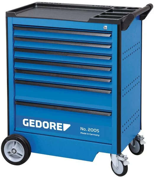 Gedore - GW2005TS190 - Werkzeugwagen + Werkzeuge, 190-teilig