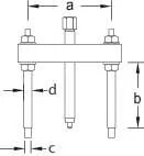 Gedore - HG1382 - Abziehhilfe Trenner