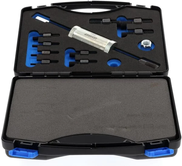 Gedore - HG181K12 - Gewindestangen-Adapter-Satz Adapter-Satz Schlagabzieher Riemenscheibenabzieher