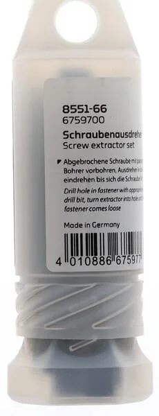 Gedore - HG855166 - Schraubenausdreher-Set M3-M24 6-tlg