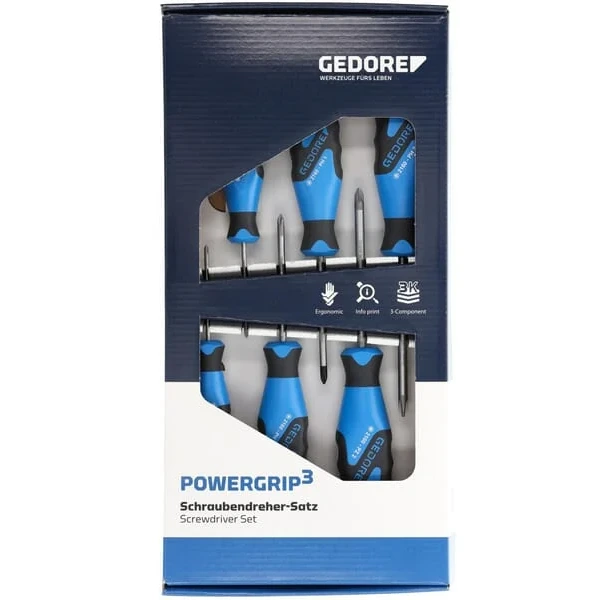 Gedore - SC2160PHZ06 - Schraubendreher-Set PH/PZ 6-Tlg