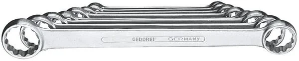 Gedore - SL48 - Maulschluessel-Satz flach 8-tlg, Maulschluessel