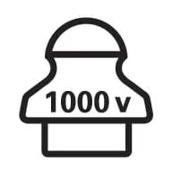 Gedore - VDE91380GED - VDE-Kunststoffklemme 80 mm Lang