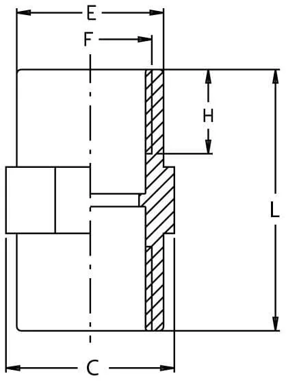 GEOline - 8054301 - Gewindemuffe 1 1/4" I/I