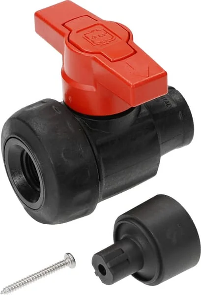 GEOline - 8217151 - 1/2" 2-Wege-Kugelhahn Fuer Frontplattenmontage