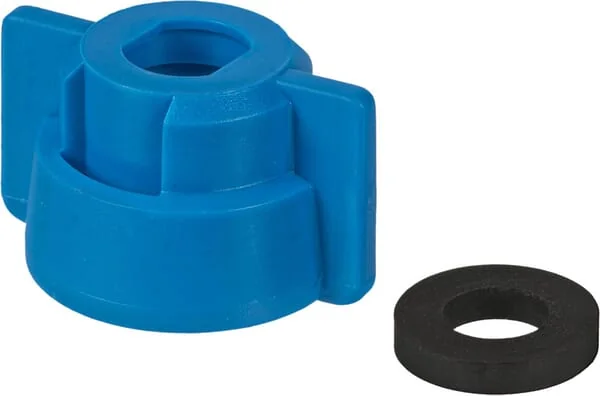 GEOline - 8253011P025 - Düsenkappe, Bajonett, SW10, Blau, mit Dichtung, GEOline