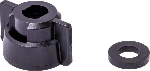 GEOline - 8253049P025 - Düsenkappe, Bajonett, SW10, Schwarz, mit Dichtung, GEOline