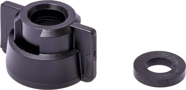 GEOline - 8253050P025 - Düsenkappe, Bajonett, Durchmesser 12.6, Schwarz, mit Dichtung, GEOline