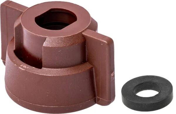 GEOline - 8253057P025 - Düsenkappe, Bajonett, SW10, Braun, mit Dichtung, GEOline