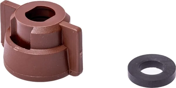 GEOline - 8253057P025 - Düsenkappe, Bajonett, SW10, Braun, mit Dichtung, GEOline