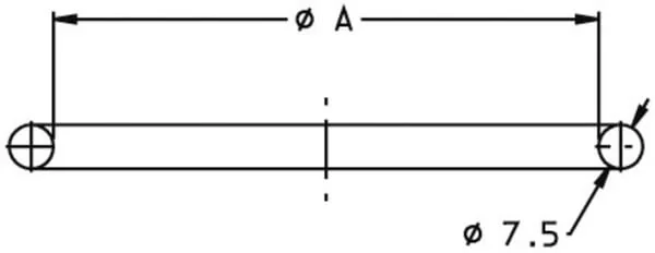 GEOline - G00000007 - Dichtung Deckel Zu Ring 370 mm