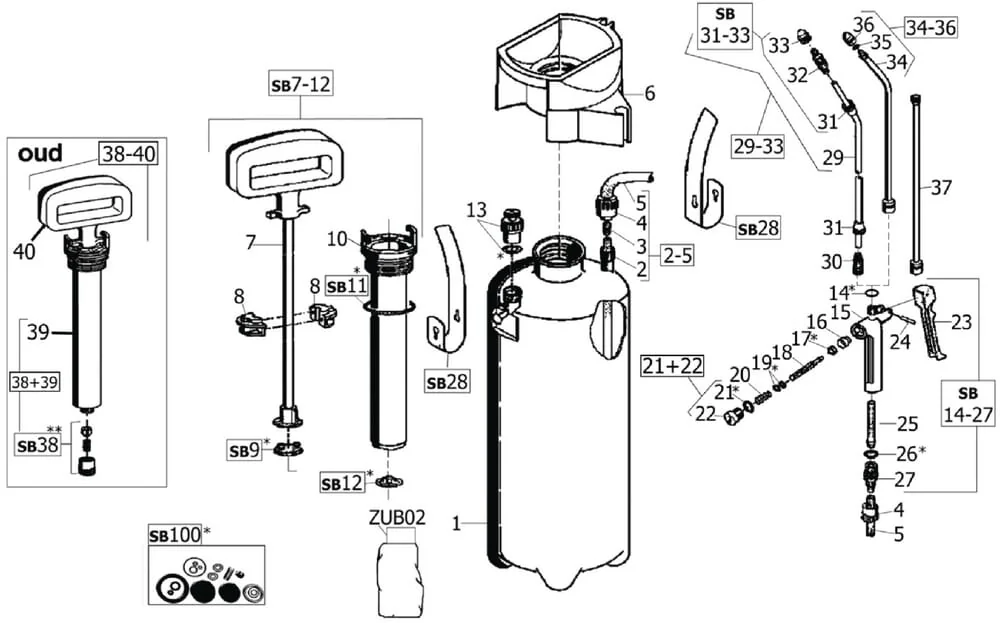 Gloria - 0800000GL - Drucksprueher Prima 5 (5 L)